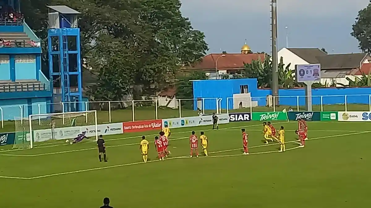 Hasil Babak I Skor 2-1, Persiku VS Deltras, Igor Selamatkan Macan Muria