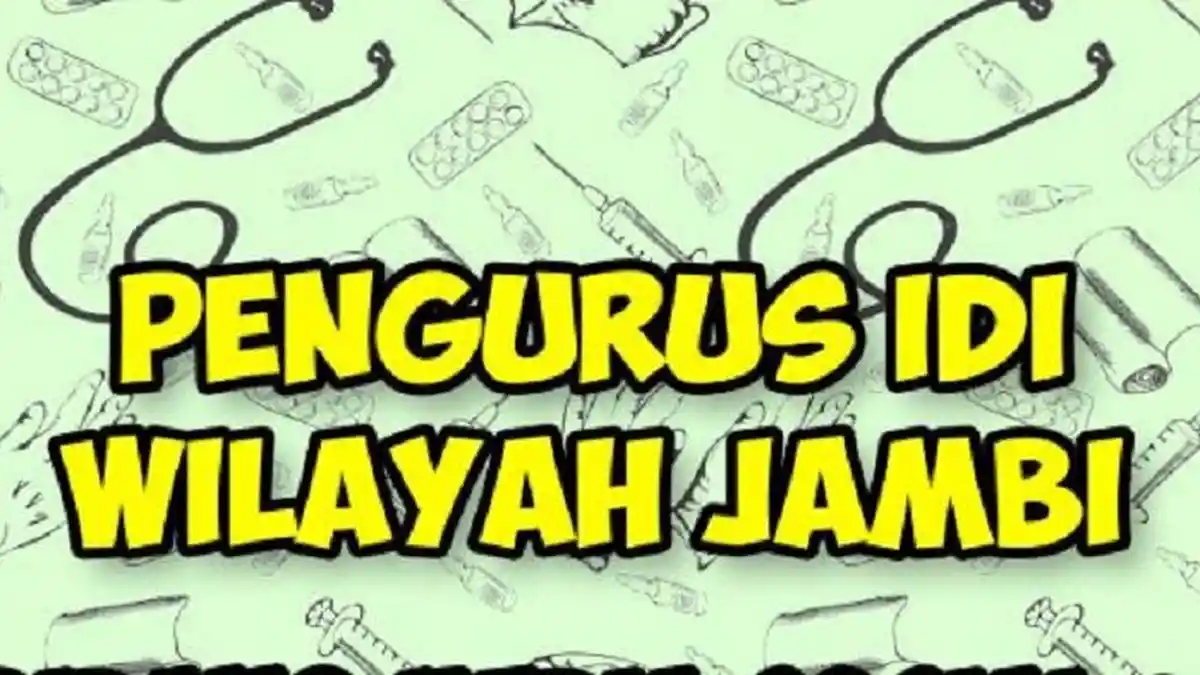 Daftar Pengurus IDI wilayah Jambi Masa Bakti 2025-2028