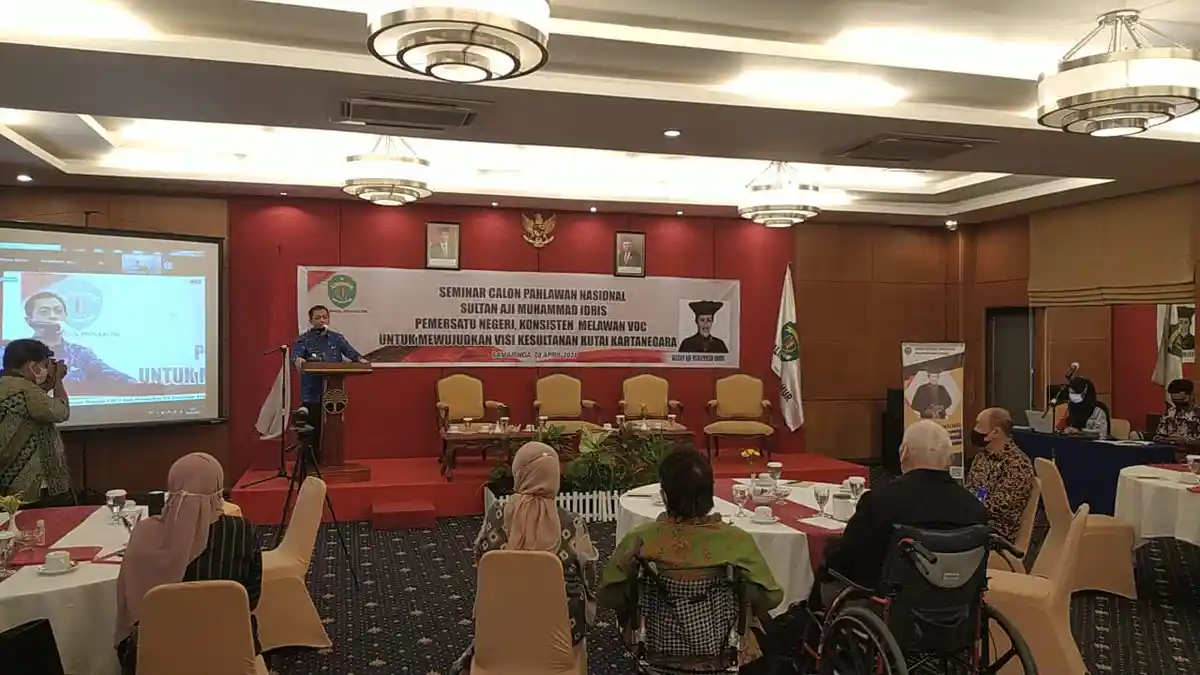 Hadiri Seminar Calon Pahlawan Nasional Sultan Aji Muhammad Idris, Berikut Pesan Wagub Kaltim