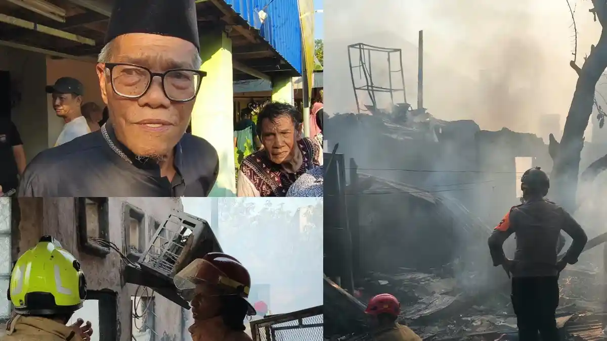 Usai Salat Ashar di Masjid Abdul Rauf Dapati Rumahnya Terbakar, Rp80 ...