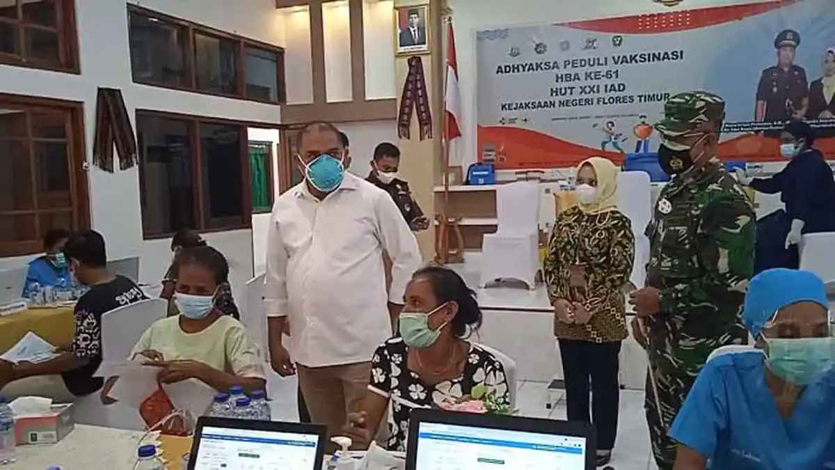 Pemerintah Kota Kupang Klaim September Capai Target Nasional Vaksinasi Covid-19