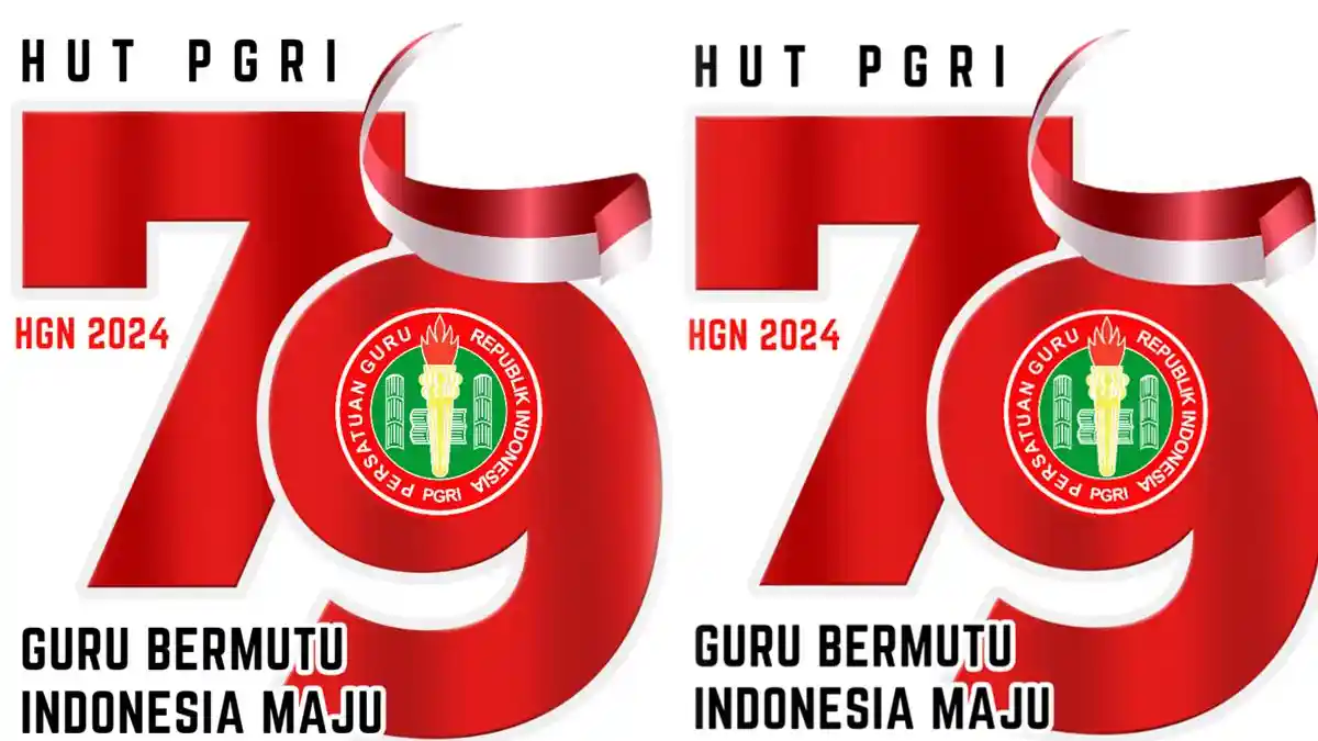 Link Logo Resmi HUT PGRI dan Hari Guru Nasional 2024 Lengkap Format PDF, PNG dan JPG