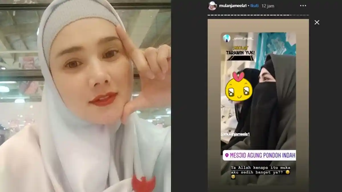 Sahur Ditemani Anak dan Begini Penampilan Mulan Jameela Saat Tarawih, Ramadan Tanpa Ahmad Dhani