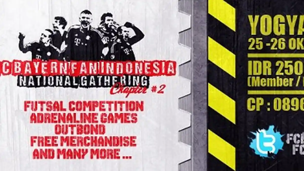 FC Bayern Fan Indonesia Bebaskan Biaya Hotel bagi 60 Pendaftar Gathnas