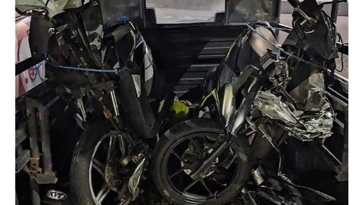 KECELAKAAN MAUT, Pemotor Nekat Lawan Arus hingga Tabrakan dengan Kendaraan Lain di Kupang, 1 Tewas