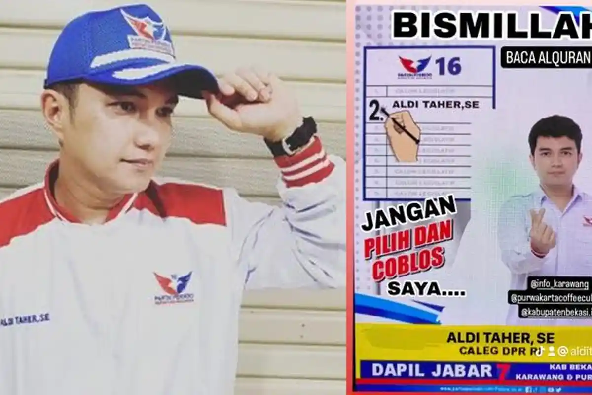 Aldi Taher Blak-blakan Jadi Caleg Buat Cari Uang, Singgung Soal Nafkah Halal untuk Anak dan Istri