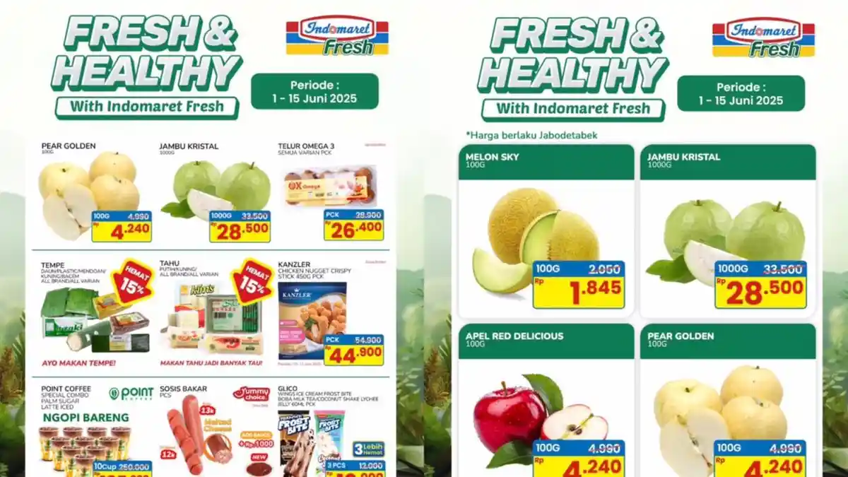 Promo Fresh Healthy di Indomaret Hari Ini 12 Juni, Kanzler Diskon, Telur Omega 3 Rp26.400/pck