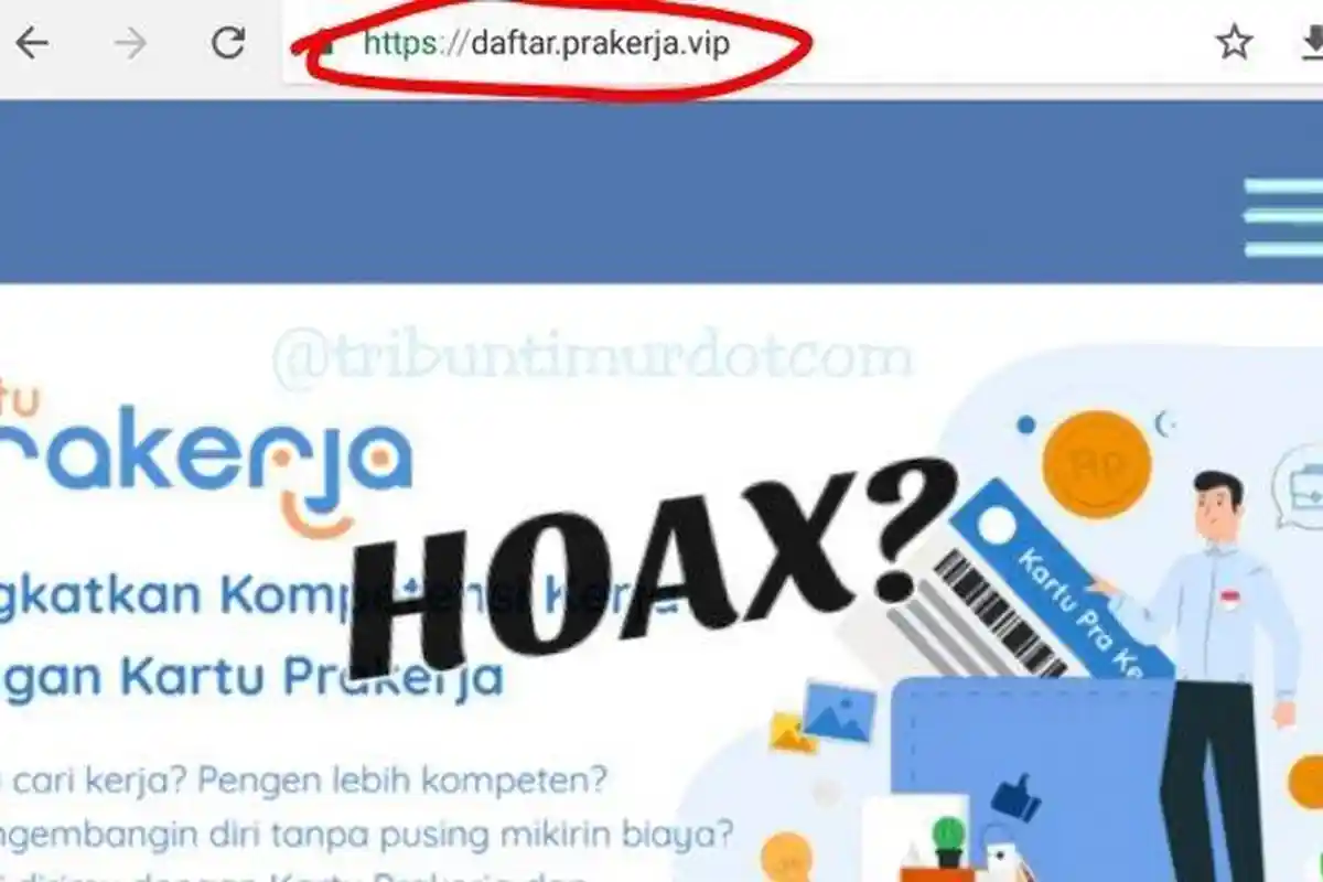 Penipuan Berkedok Pendaftaran Kartu Prakerja, Pengelola Program Tak Segan Ambil Langkah Hukum