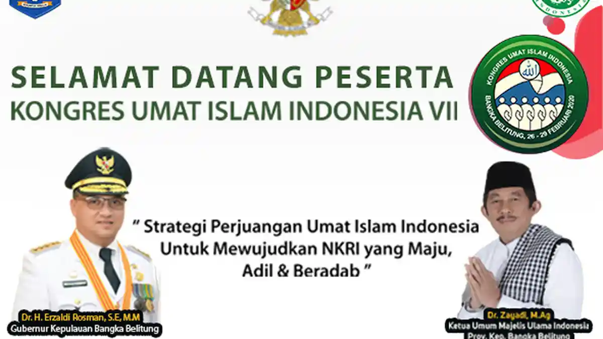 Babel Siap Sukseskan Kongres Umat Islam Indonesia VII Tahun 2020