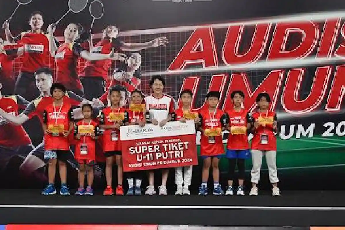 Daftar Lengkap 46 Peserta Peraih Super Tiket Audisi Umum PB Djarum 2024