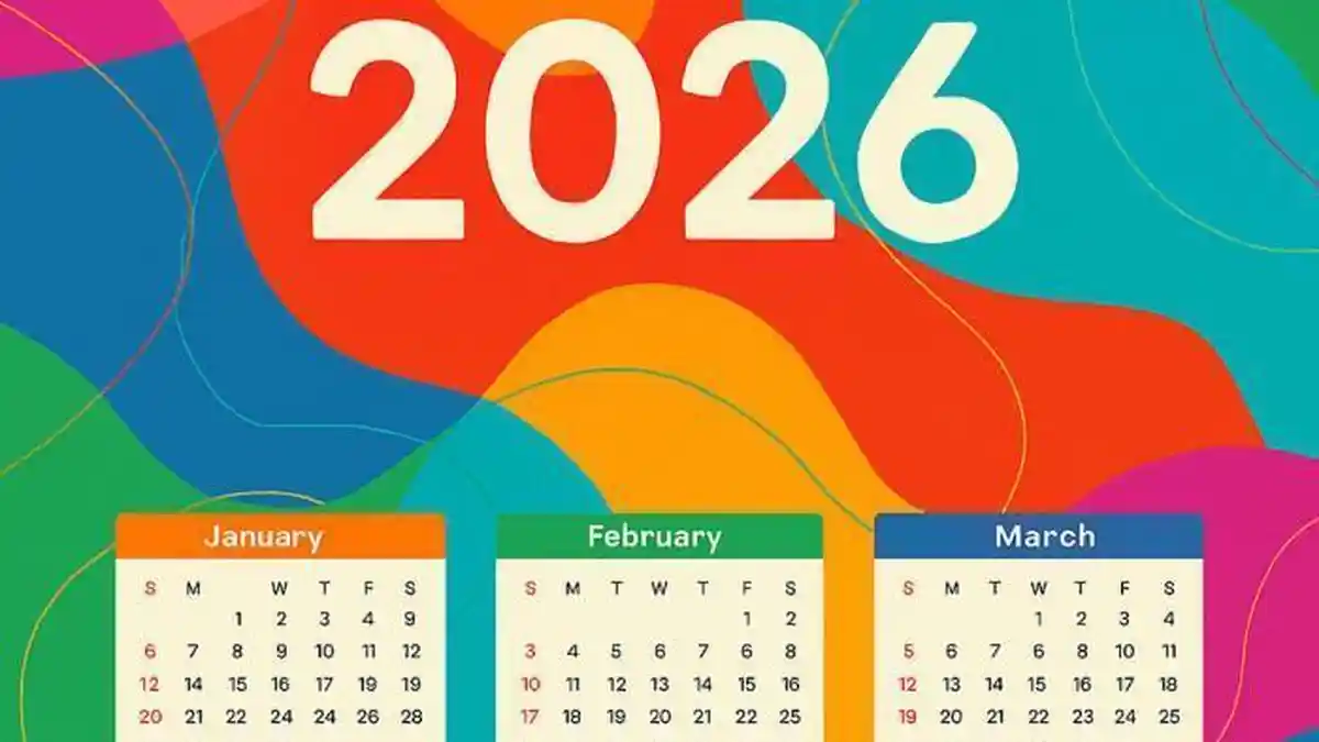 INFO Kalender 2026: Ada 25 Tanggal Merah, 17 Libur Nasional dan 8 Cuti Bersama, Kapan 1 Januari?