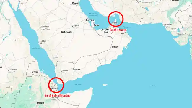 Serangan Total AS ke Iran Bisa Picu Penutupan Juga Selat Bab al-Mandeb, Apa Dampaknya Bagi Dunia?
