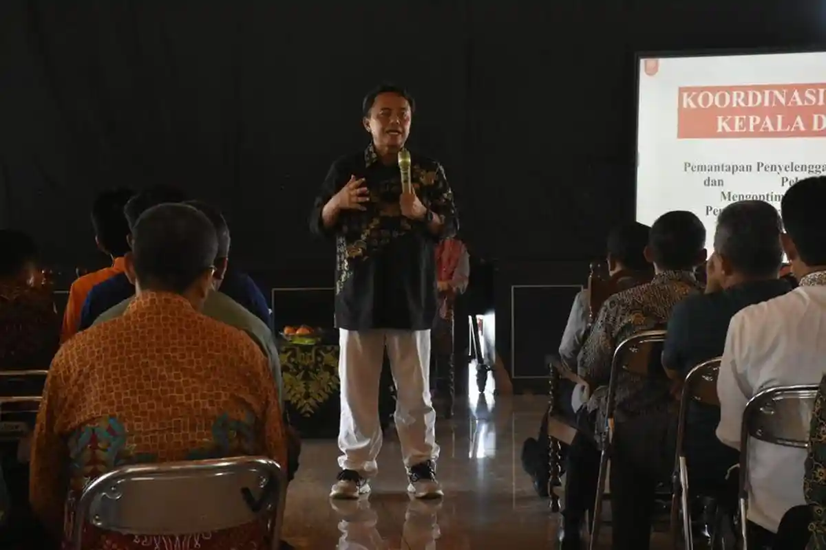 Bahas Tindak Lanjut Arahan Jokowi, Pj Bupati Sumedang Kumpulkan Kepala Organisasi Perangkat Daerah