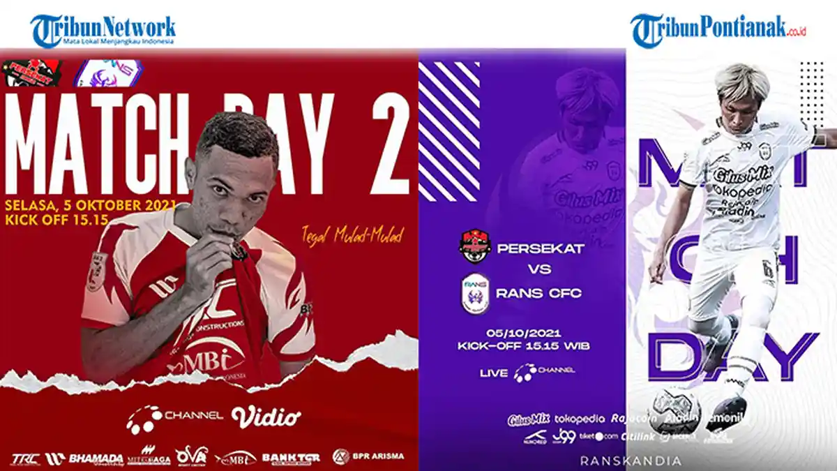 Persekat Tegal vs RANS Cilegon: Jadwal Live Liga 2 Indonesia Lengkap Prediksi dan Link Streaming