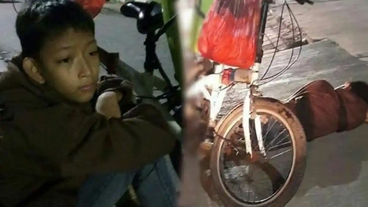 Mengharukan: Demi Bisa Makan, Bocah Yatim Ini Berjualan Es dan Tidur di Jalan