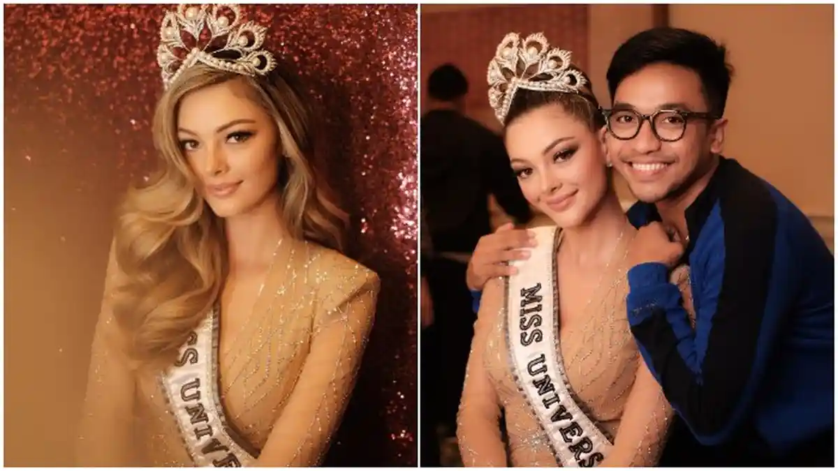 Lihat Goyangan Miss Universe 2017 Demi Leigh saat Dengar Lagu Dangdut