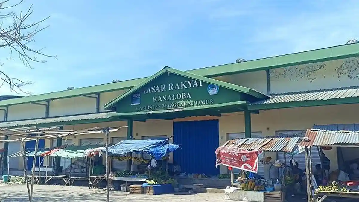 Gedung Pasar Rakyat Ranaloba Manggarai Timur Terancam Mubazir