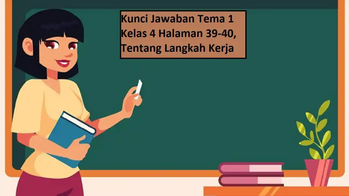 Kunci Jawaban Tema 1 Kelas 4 Halaman 39-40, Tentang Langkah Kerja