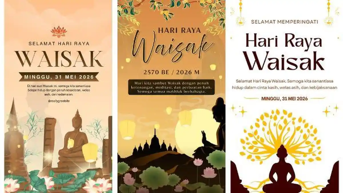30 Poster Hari Raya Waisak 2026 Gratis dan Menarik, Download dan ...