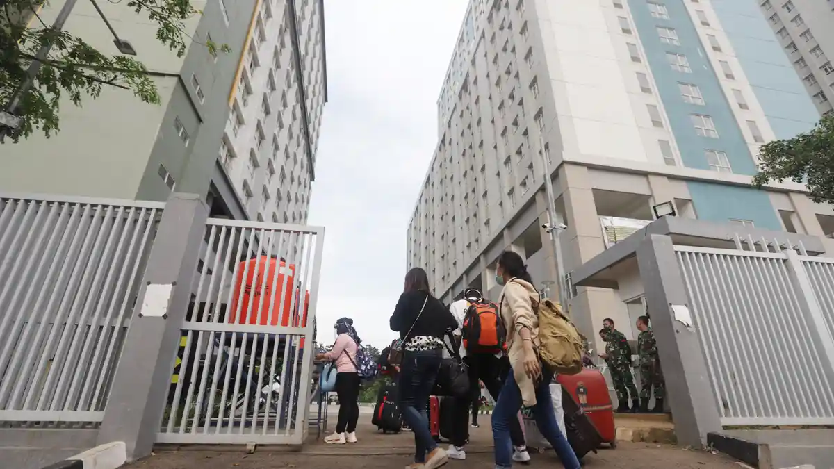 22 November, 1.239 Pasien Covid-19 Tanpa Gejala Huni Flat Isolasi Mandiri RS Wisma Atlet