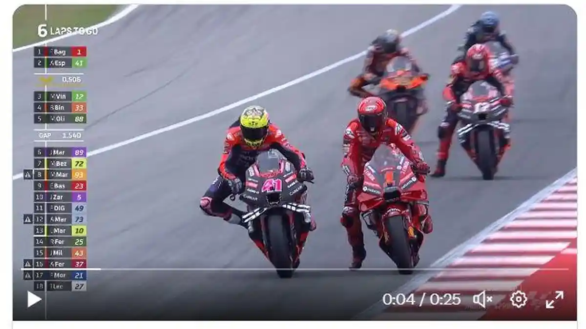 LIVE RACE Streaming MOTOGP CATALUNYA 2023, Link TRANS7