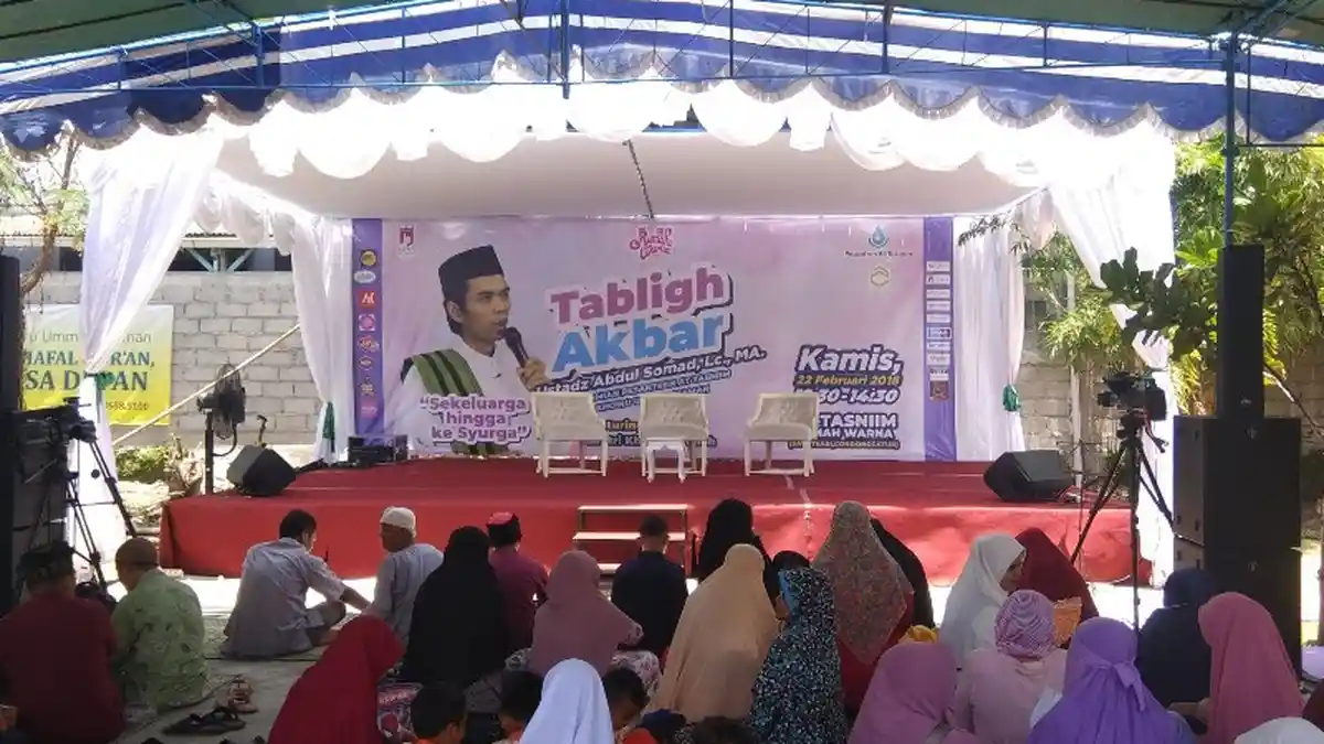Yayasan At-Tasniim Sleman Gelar Tabligh Akbar Bersama Ustadz Abdul Somad