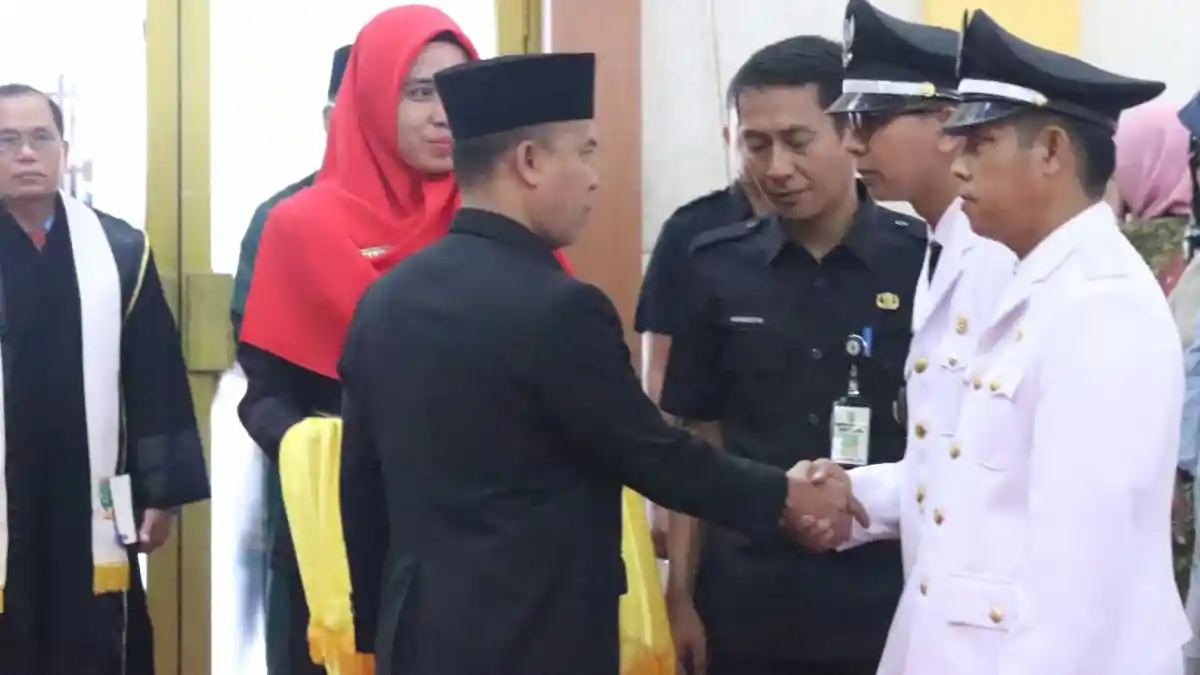 Lantik 123 Kades, Atbah: Kades Sebagai Pelayan Masyarakat