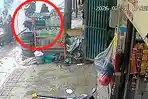 Motor Beserta Keranjang Kurir Paket di Surabaya Dicuri Komplotan Maling, Terekam CCTV