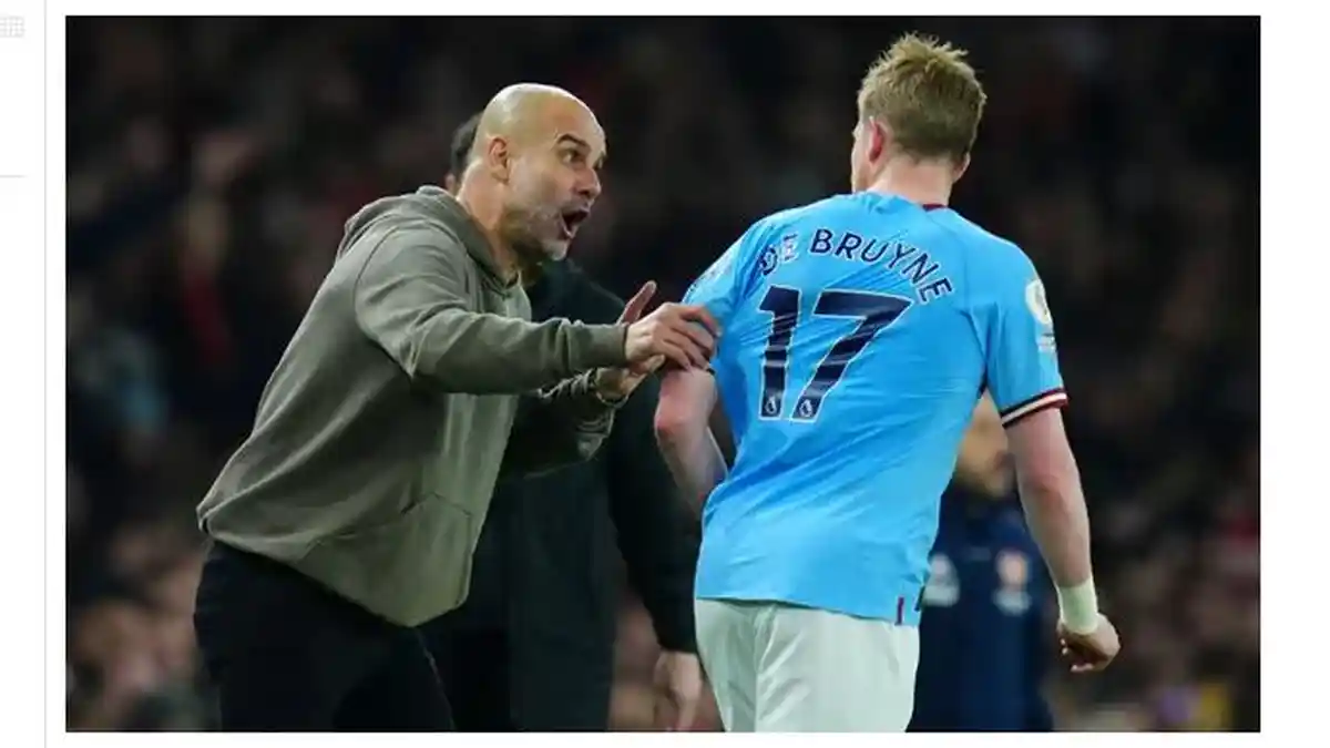 Final Liga Champions Man City vs Inter, Cekcok Guardiola dan Kevin De Bruyne Jadi Bahan Bakar