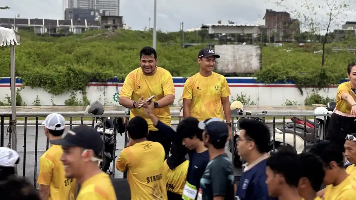 1.900-an Kader Hipmi Lari 8 Km di Makassar Demi Dukung 8 Persen Pertumbuhan Ekonomi
