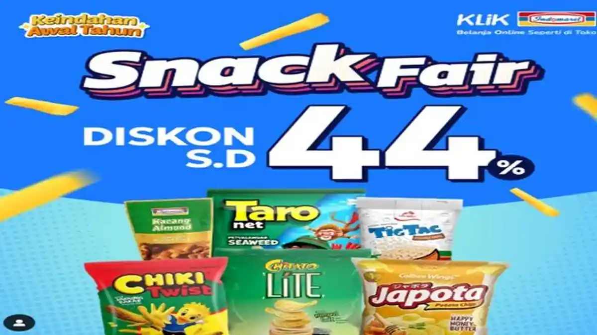 Katalog dan Promo Indomaret Diskon Hingga 44 Persen, Ada Kacang Almond, Japota, Chitato Lite