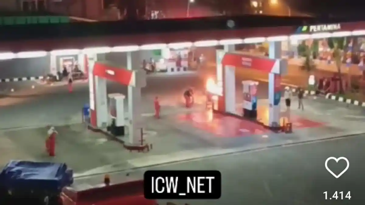 Lagi, Kendaraan Terbakar setelah Isi BBM di SPBU Pertamina di Jateng, Kali Ini Beat di Wonosobo