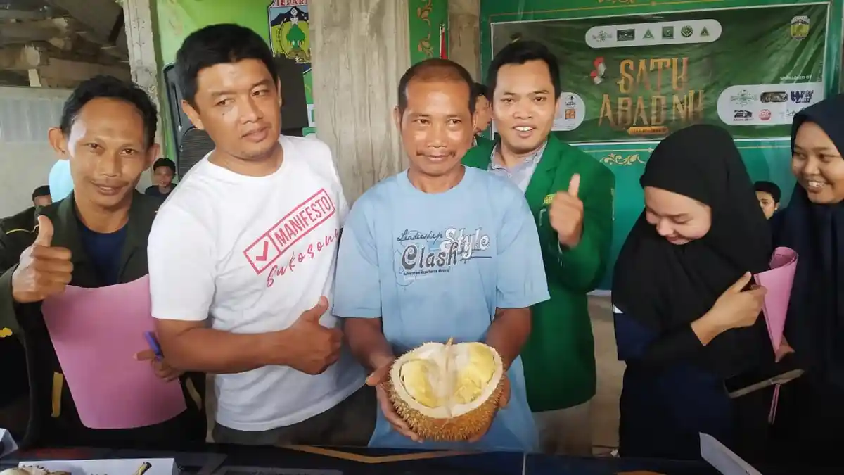 Harlah Seabad NU, Sukosono Gelar Lomba Durian Lokal, Ini Juaranya Daging Tebal Rasa Legit