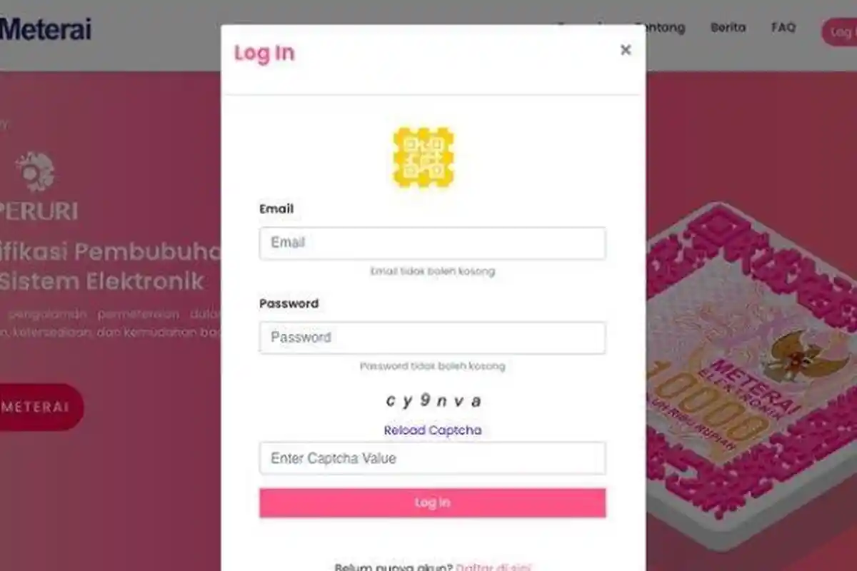 Tips Atasi Server Down atau Loading Page saat Lakukan Pembelian E-Meterai untuk Daftar CPNS 2023
