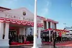 Bupati Fadhil Hadiri Upacara dan Syukuran HUT Bhayangkara ke-79 di Polres Batang Hari