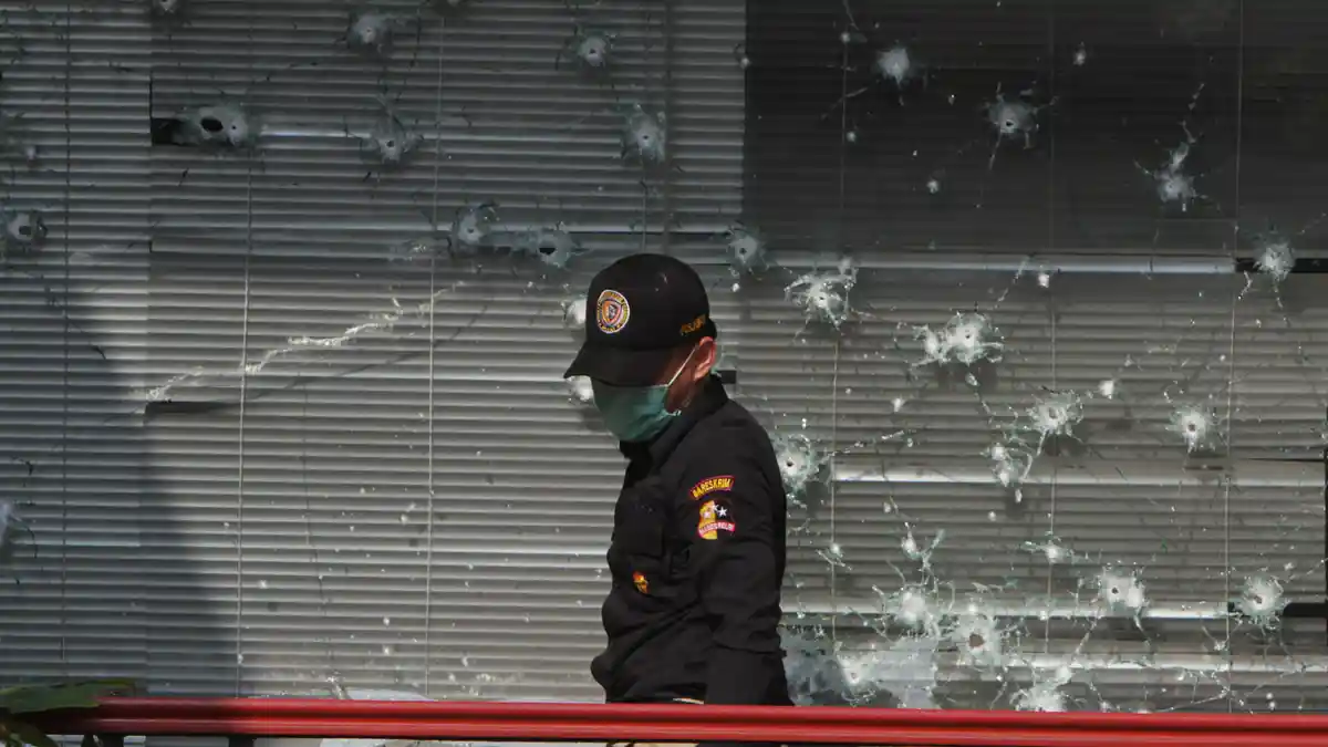 CCTV di Gedung Multipiranti Tak Rekam Pelempar Granat