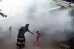 FOGGING DI PENAMPUNGAN ROHINGYA