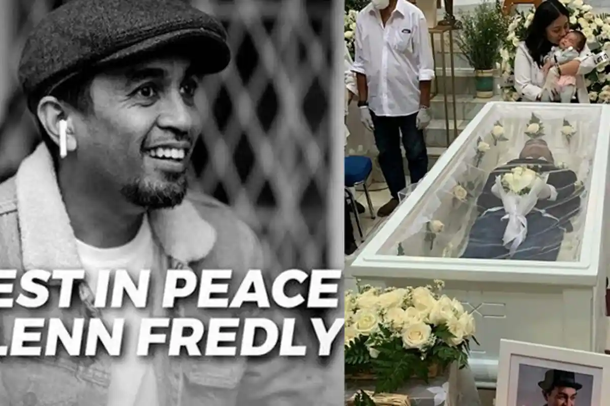 Tangis Mutia Ayu Peluk Gewa di Samping Peti Jenazah Glenn Fredly, 'Kamu Janji, Jangan Tinggalin Aku'