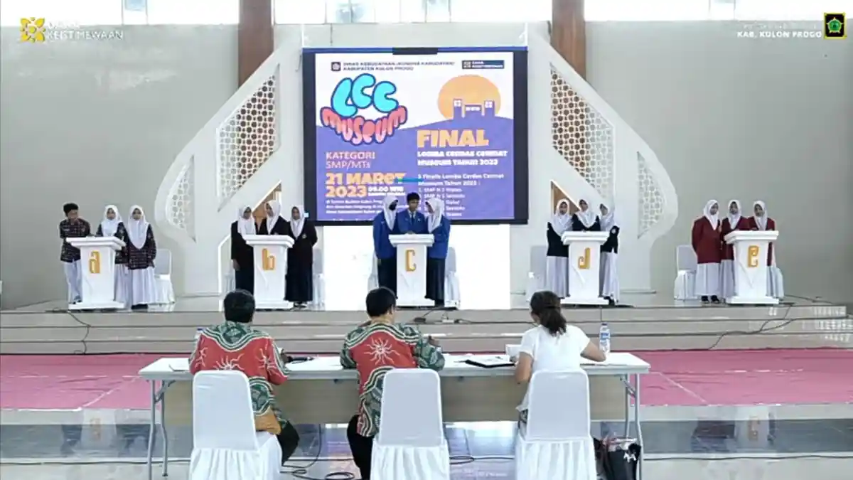 Lima SMP di Kulon Progo Perebutkan Juara LCC Museum 2023