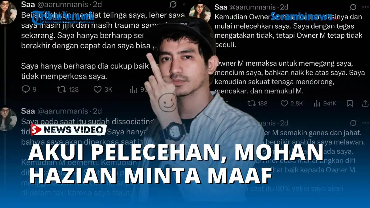 VIDEO - Akui Pelecehan terhadap Model, Mohan Hazian Minta Maaf dan ...