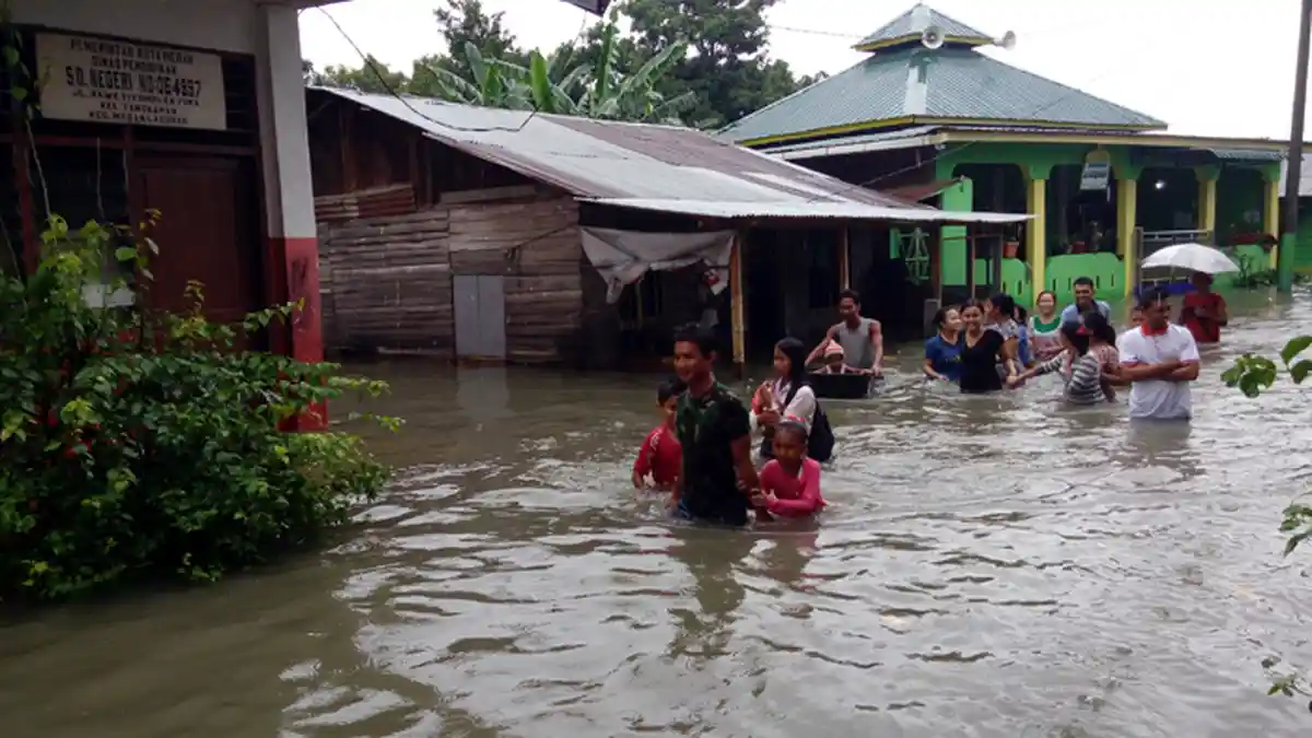 Banjir Melanda, Dua Sekolah Dasar Terpaksa Diliburkan