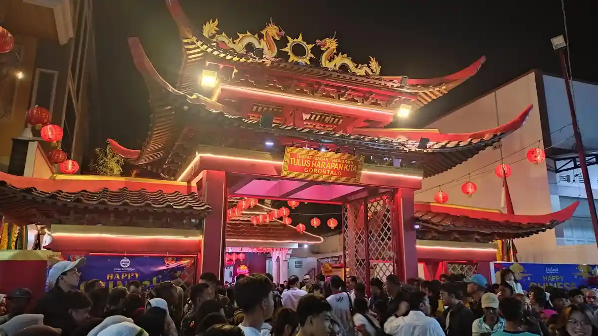 Cap Go Meh 2026 Kota Gorontalo Pecah, Barongsai hingga Tradisi Langga-Koko’o Hibur Warga