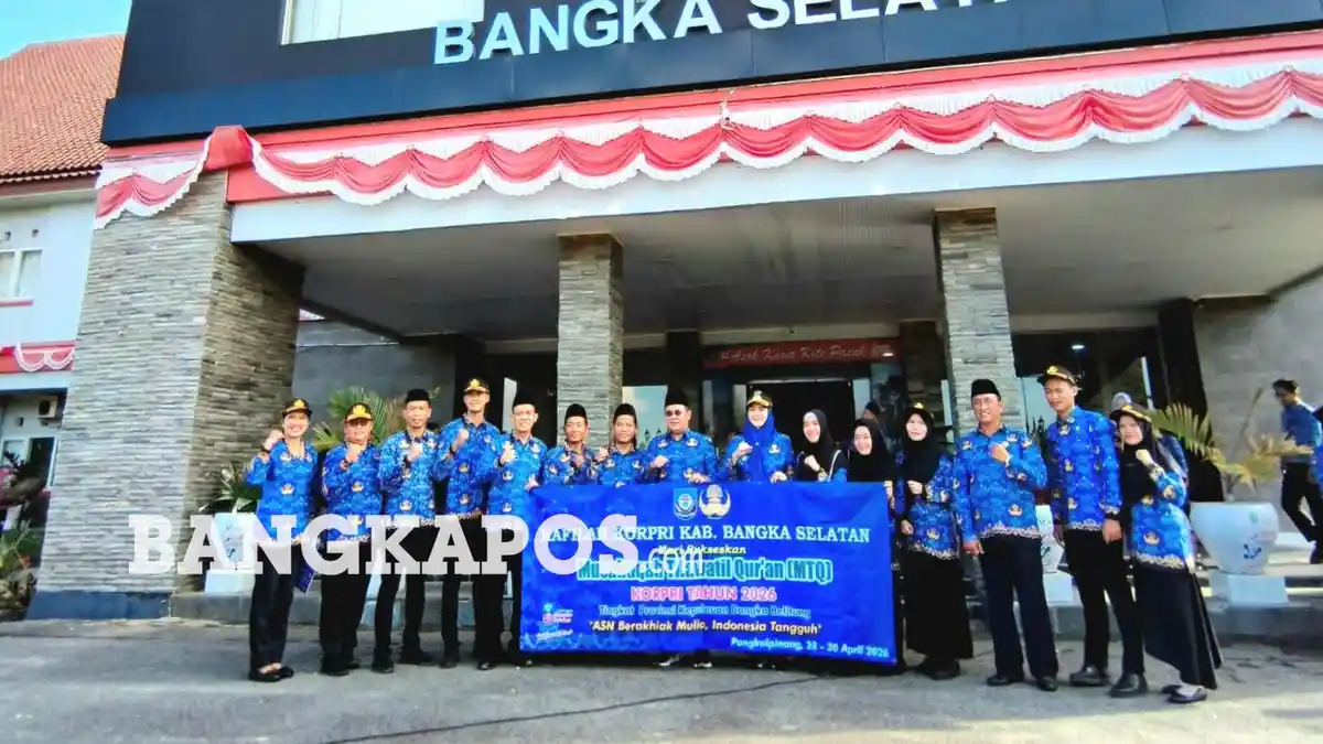 Pemkab Bangka Selatan Lepas Kontingen MTQ Korpri, Riza Minta Beri Penampilan Terbaik