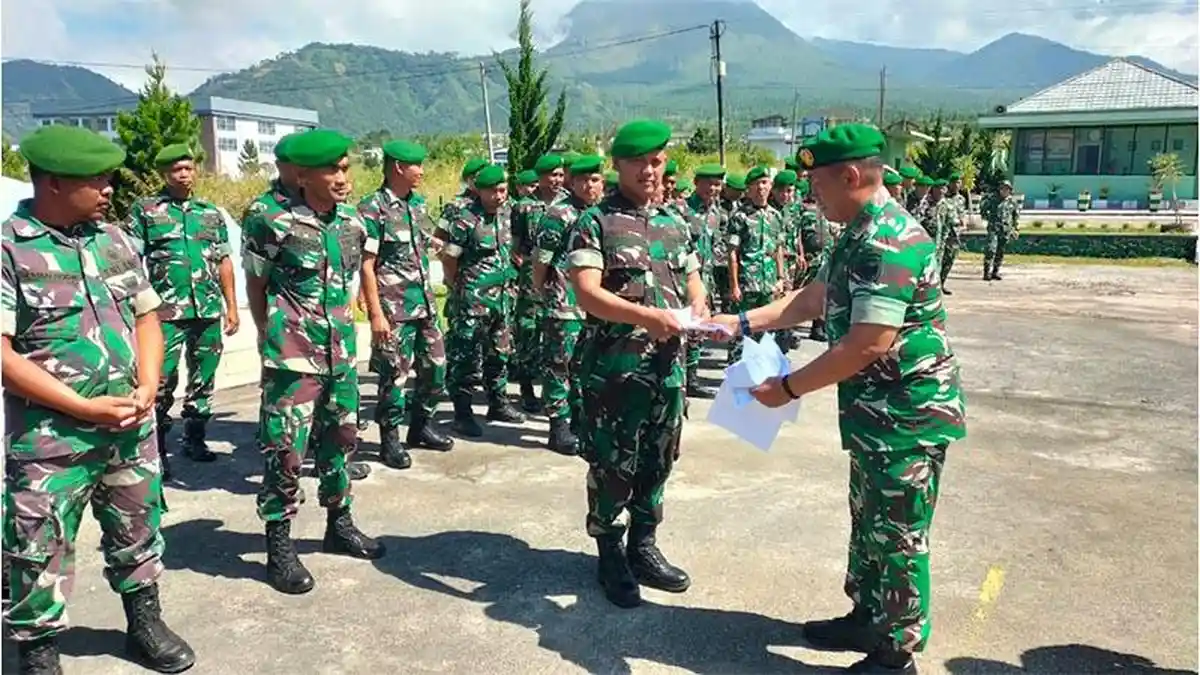 Dandim Bener Meriah Lepas Prajurit Cuti Bersama Hari Raya Idul Fitri 1447 H