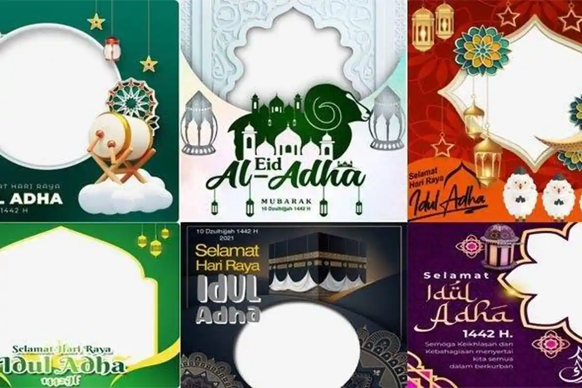 30 Twibbon Idul Adha 1445 H Desain Menarik Terbaru Bernuansa Eid Al Adha, Posting pada 17 Juni 2024