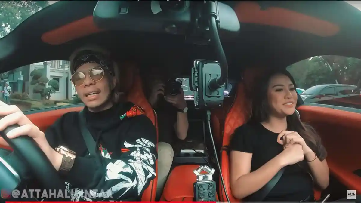 Atta Halilintar Ajarkan Aurel Hermansyah Nyetir Mobil, Minta Izin Ashanty hingga Bahas Mantan Aurel