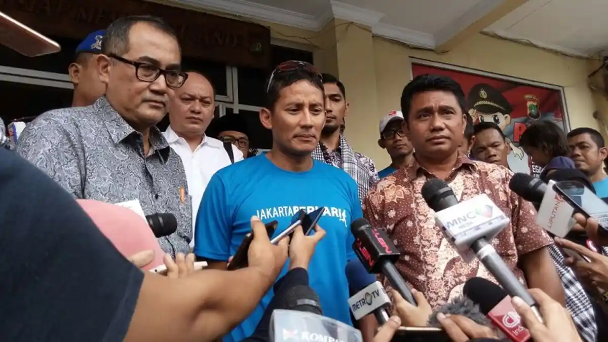 Sandiaga Diperiksa Polisi Terkait Perseteruan 'Jangan Gila Sama Suami Orang'