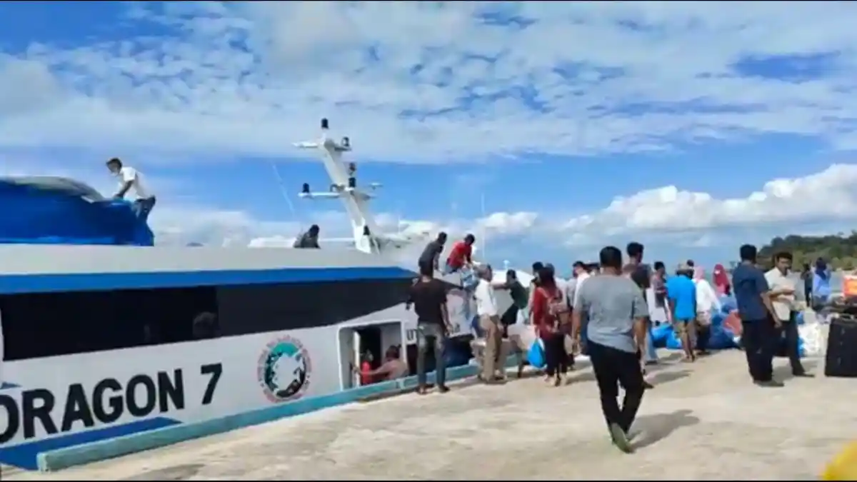 CATAT! Hari Ini, Ocean Dragon 7 dari Lingga tak Berangkat ke Batam, Ini Alasannya