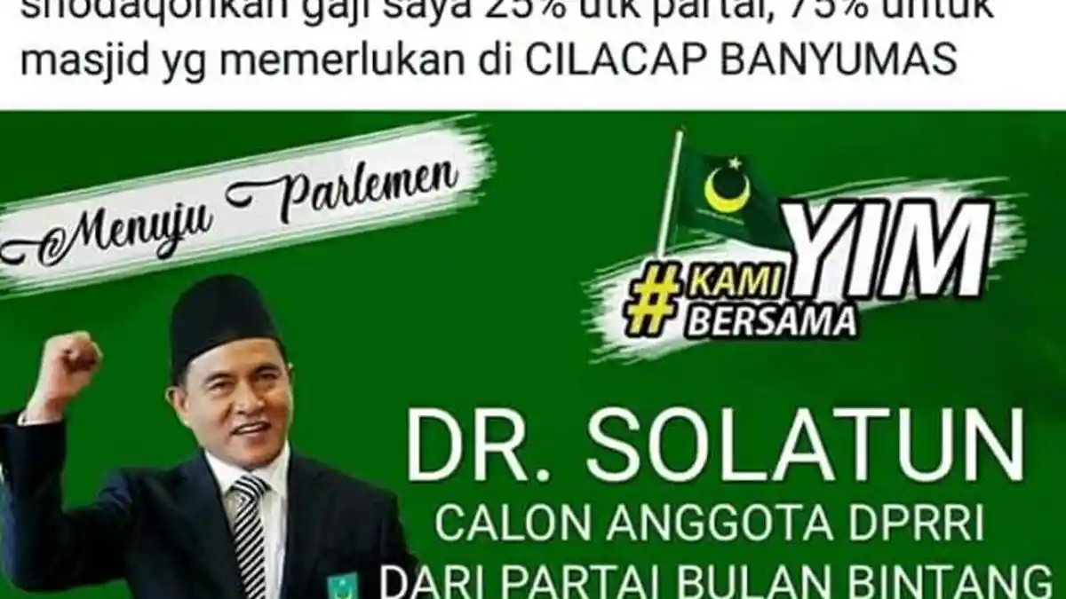 Tersangka Ujaran Kebencian, Solatun Dulah Sayuti Ternyata Seorang Caleg DPR RI