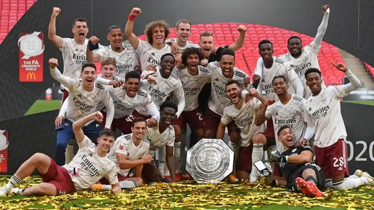 Arsenal Kumpulkan Trofi Community Shield Ke-2 Terbanyak, Masih Kalah dari Manchester United